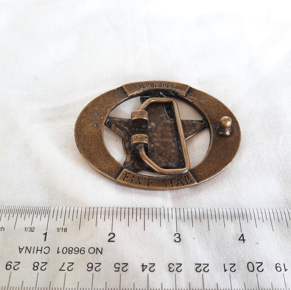 5 star belt buckle - Picture 2 of 3
